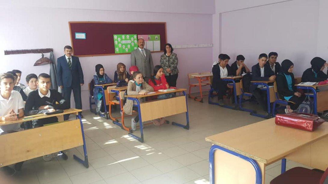 İlçemiz Şükrü Acar Anadolu İmam Hatip Lisesini Ziyaret Ettik
