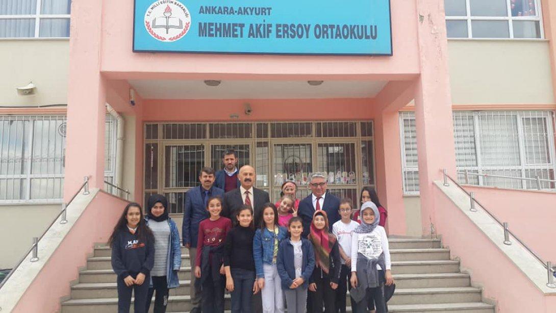 Mehmet Akif Ersoy Ortaokulunu Ziyaret Ettik