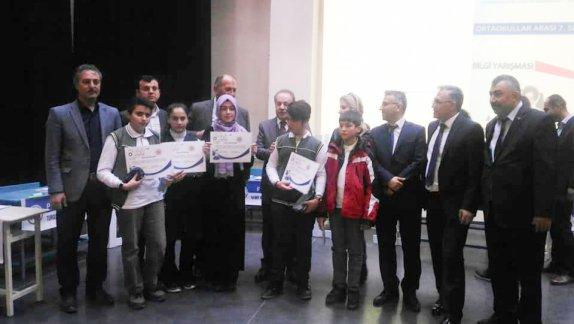 Ankara 7.Sınıflar Ortaokullar Arası Bilgi Yarışması